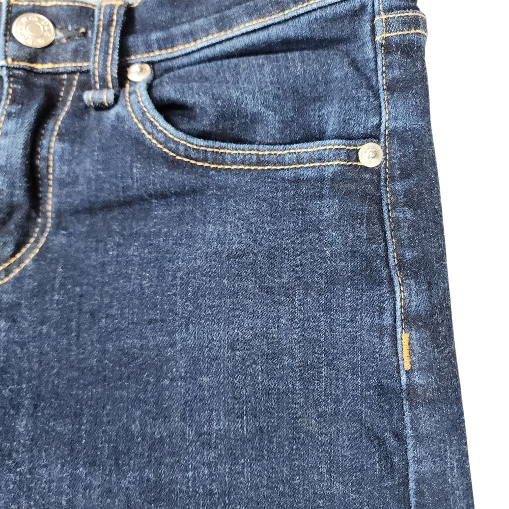 rag & bone High Rise Skinny Dark Wash Fitted Stretch Denim Jeans Size 26x29.5 - Picture 6 of 14